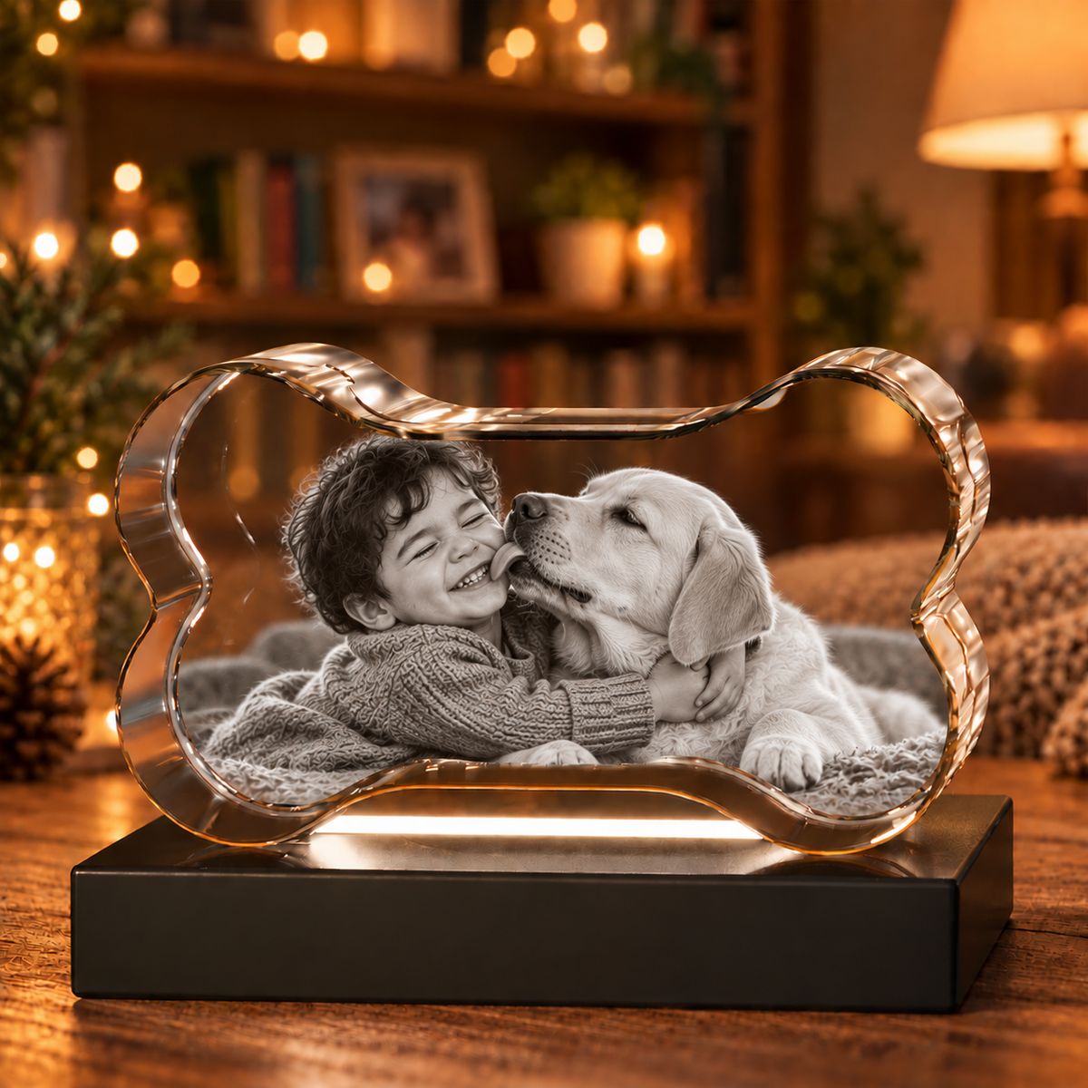 2D Pet Bone Crystal